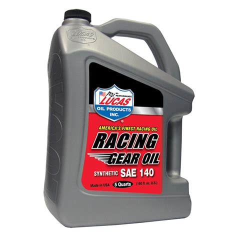 Lucas Oil Products Synthetic Racing Gear Oil SAE 140 - Tiger Motors Inc.