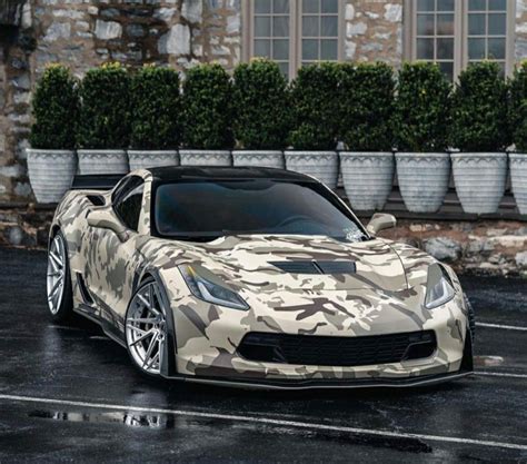 Pin By Dan Burnette On Corvette Camo Wraps Corvette Sports Car