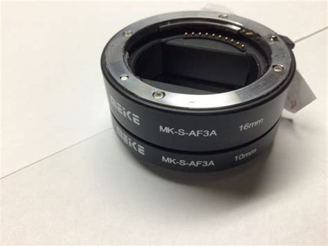 Meike Mk S Af A Auto Focus Macro Extension Tube Adapter Ring For Sony