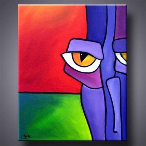 Art Simple F By Thomas C Fedro From Faces Original Abstract