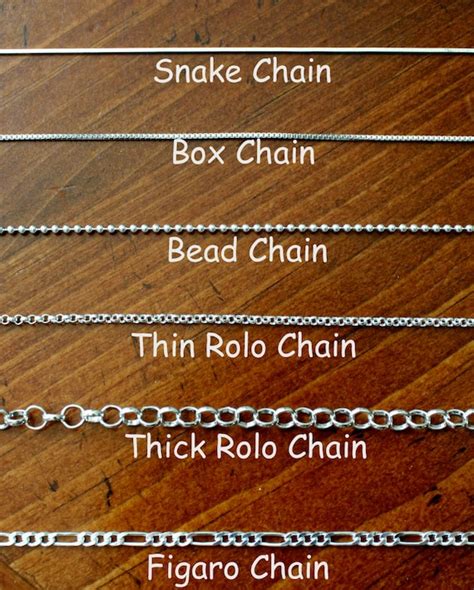 Sterling Silver Chain Pick Your Length and Style: 16 | Etsy