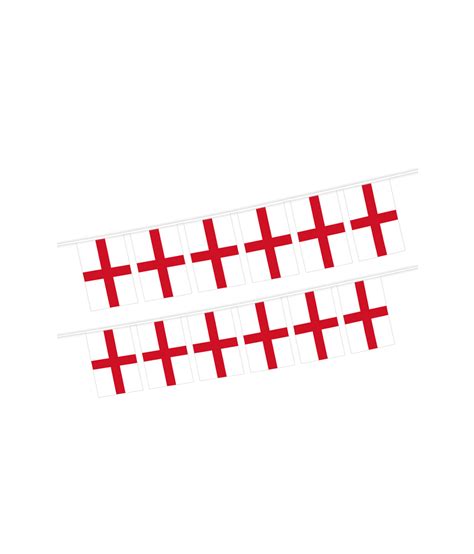 England Flag Bunting 5m – LookSharpStore