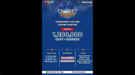 GRAND FINAL TURNAMENT MOBILE LEGEND DGONE SIANTAR CAFETARIA 02 YouTube