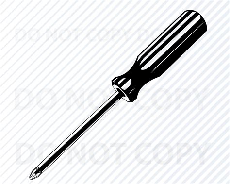 Philips Head Screwdriver Svg Files Tools Vector Images Etsy