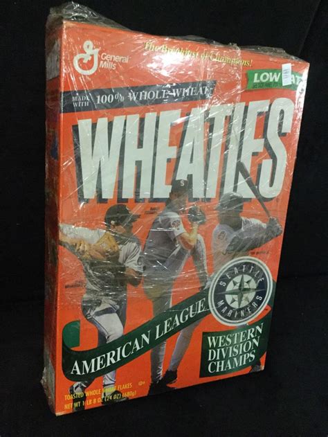 Lot - 4 vintage Wheaties cereal boxes w/ Steve Largent, Alex rodriquez ...