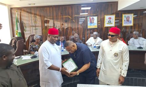 Nnewi Rerun Ypp Candidate Receives Certificate Of Return Praises