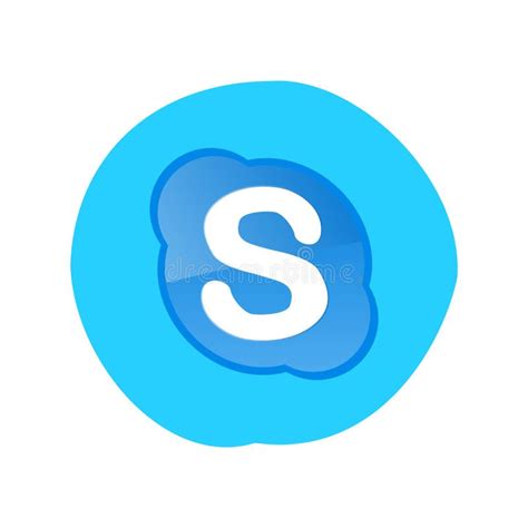 Vector Del Logotipo De Skype Stock De Ilustraci N Ilustraci N De