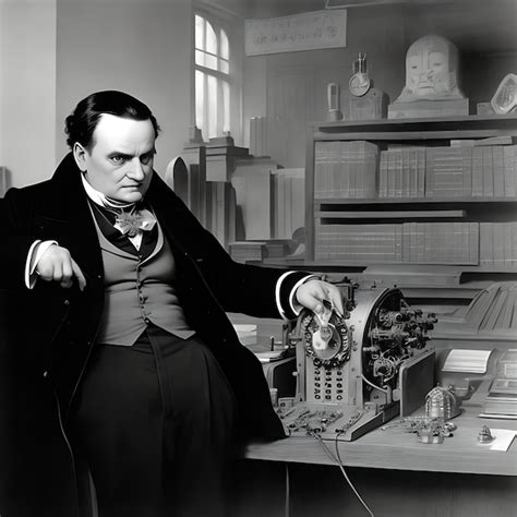 Premium Ai Image Charles Babbage