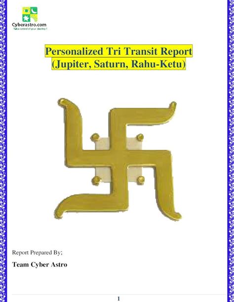 Pdf Tri Transit Report Jupiter Saturn Rahu Ketu Pdf Filetri