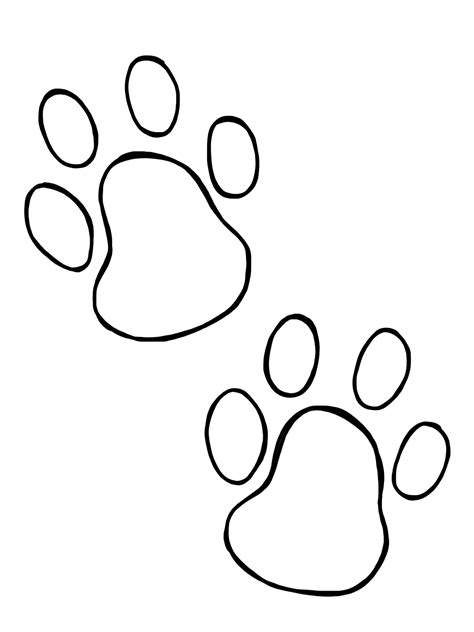 Paw Print Clip Art Border - ClipArt Best