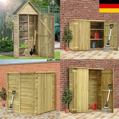 Holz Ger Tehaus Ger Teschuppen Gartenschrank Ger Teschrank Gartenhaus