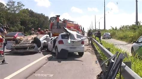 Acidente deixa um morto e cinco feridos em Santa Rita na PB Paraíba G1