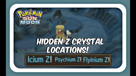 Best Ideas For Coloring Z Crystal Locations Ultra Moon