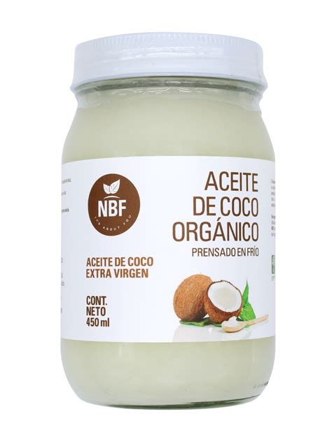 Aceite De Coco Organico Extra Virgen Nbf Market