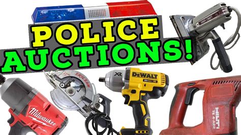 Hot Tool Deals At Police Auctions Online Auctions