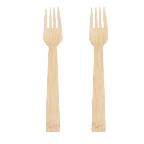 Disposable Bamboo Fork Inch Ecoware