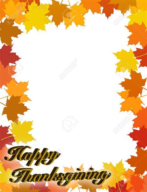 Thanksgiving Border Clipart | Free download on ClipArtMag