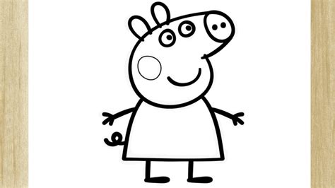 Como Desenhar A Peppa Pig F Cil How To Draw Peppa Pig Easy