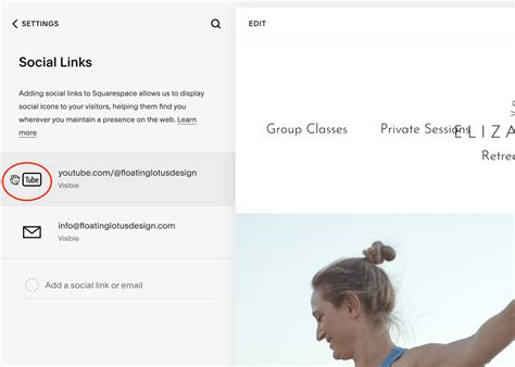 How To Link Social Media And Add Icons In Your Squarespace Website