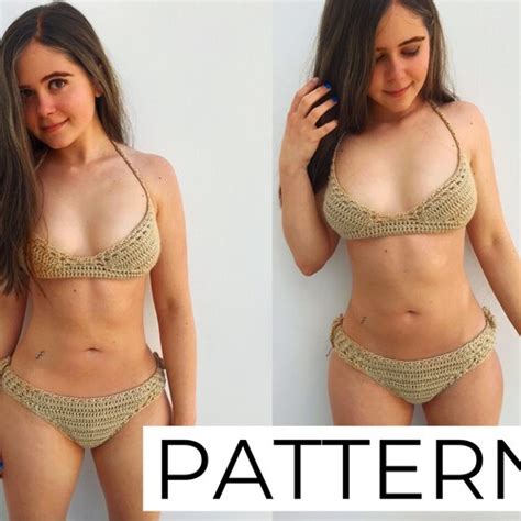 Crochet Bikini Top PATTERN Etsy
