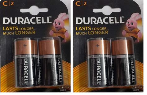 Buy Duracell Alkaline Battery C2 Pack Of 2 4 Cell Online 500 From