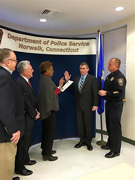 Two Norwalk Police Officers Promoted In Ceremony Two Others Honored