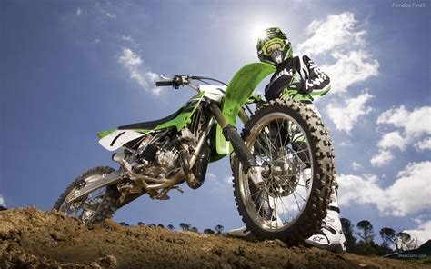 Kawasaki Motorcycle Dirtbike Wallpapers Badasshelmetstore