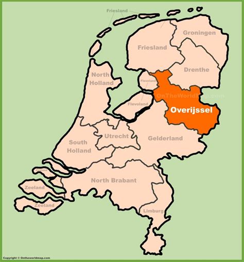 Overijssel Map