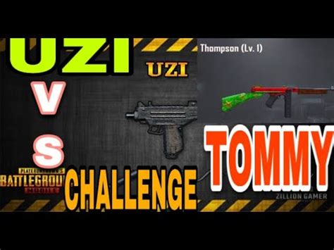 Best SMG UZI Vs Tommy Gun SMG Pubg Mobile YouTube