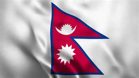 Nepal Flag Stock Video Footage for Free Download