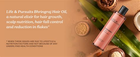 Life And Pursuits Bhringraj Hair Growth Oil 200 Ml Natural Ayurveda Scalp Therapy For Men And Women