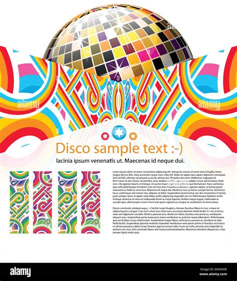 Abstract Disco Background Stock Vector Images Alamy