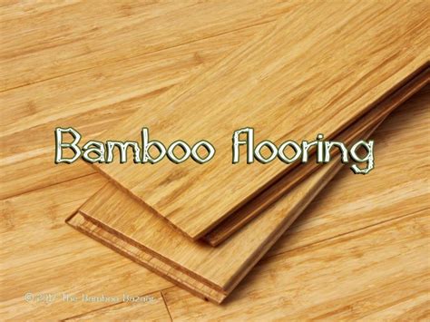 Bamboo Flooring The Advantages And A Few Dsadvantages