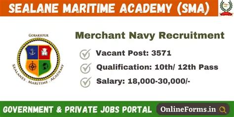 Merchant Navy Recruitment Apply For Vacancies