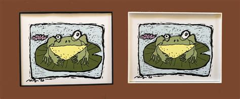 Fred the Frog (5" x 7") - Dyan Berk Studio