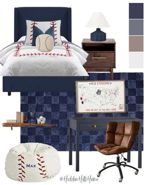 Tilly Upholstered Bed Curated On LTK In 2024 Baseball Themed Bedroom