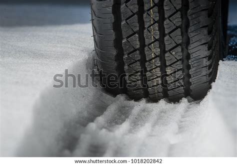 All Terrain Tire Snow Snow Track Stock Photo 1018202842 Shutterstock