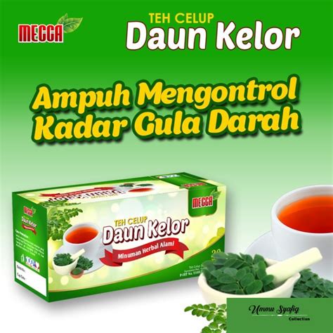 Jual Teh Celup Daun Kelor Asli 100 Mecca Herbal Original Shopee