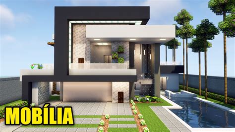 Minecraft Mobília Da Casa Moderna Tutorial Youtube