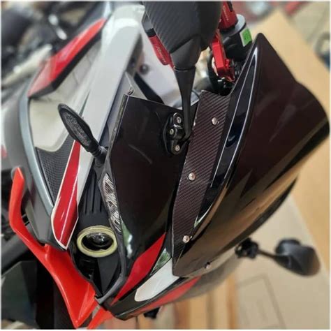 Deflector De Viento Para Moto Bajaj Pulsar Rs Parabrisas Dominar