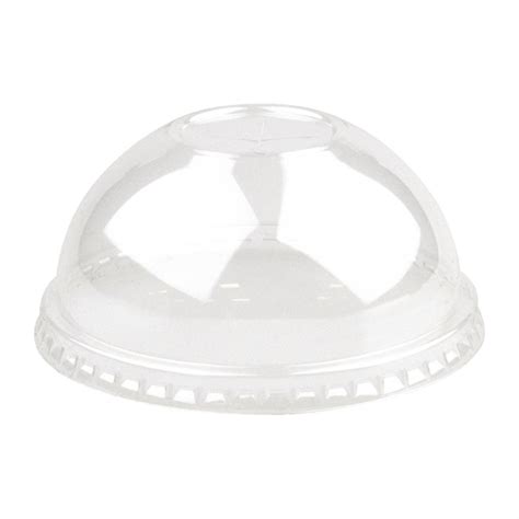 Biopak Pet Clear Dome Lid Mm For Biocup Paper Cup Ml Oz