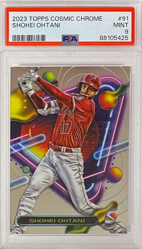 Shohei Ohtani 2023 Topps Cosmic Chrome Baseball Los Angeles Angels