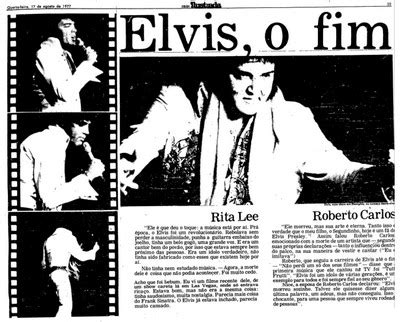 Renato Curse Há 35 anos o mundo noticiava a morte de Elvis Presley