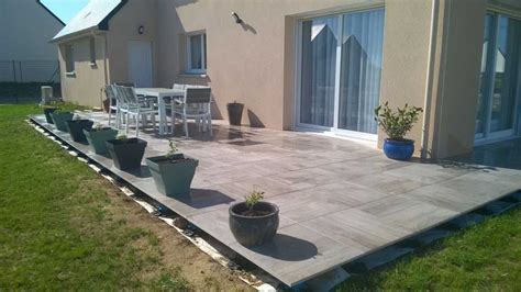 Terrasse Sur Plots Avantages Prix Pose Paveb Ton