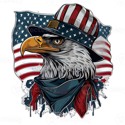 American Patriotic Eagle Illustration Artwork Patriot Eagles