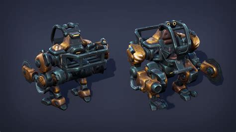 Leaked Game Assets Mech Constructor Humanoid Robots