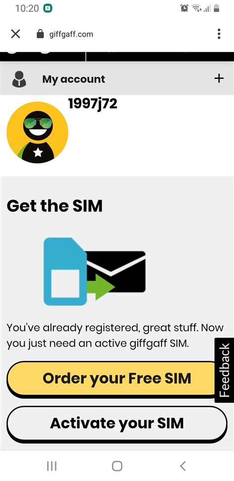 Sim Card Activation The Giffgaff Community