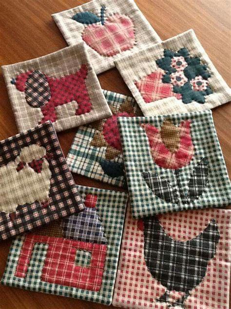 Pin By Pilar Garcia On Cocina Mug Rug Patterns Applique Quilting Quilts