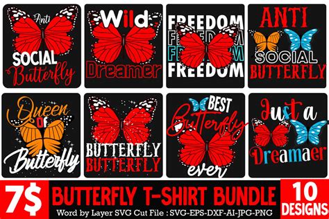 Butterfly Svg Bundle Butterfly Svg Cut File Butterfly Sublimation By