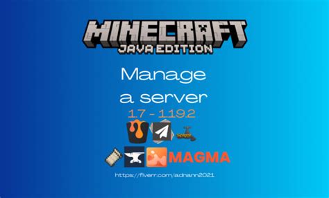 Manage Your Minecraft Server Professionally By Adnann2021 Fiverr